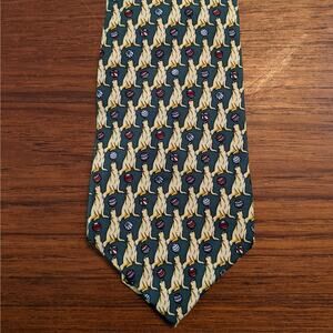 Andrew Scott Silk Tie Seals Balancing Balls